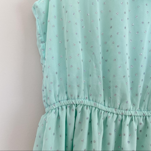 h&m summer casual party dress mint green girls S - Picture 2 of 7
